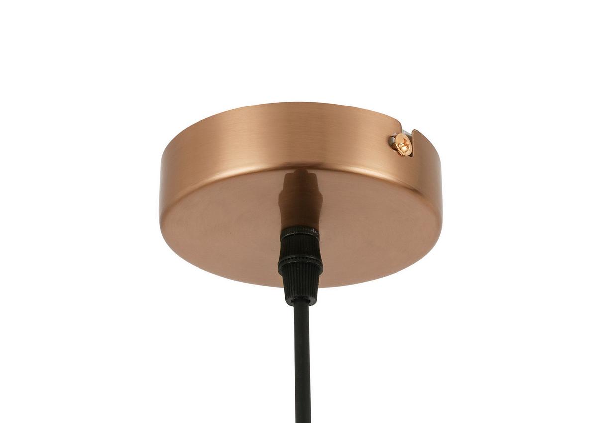 LAMPA WISZĄCA JULIA - czarny/cappuccino, Trend, tworzywo sztuczne/metal (40/120cm) - Novel