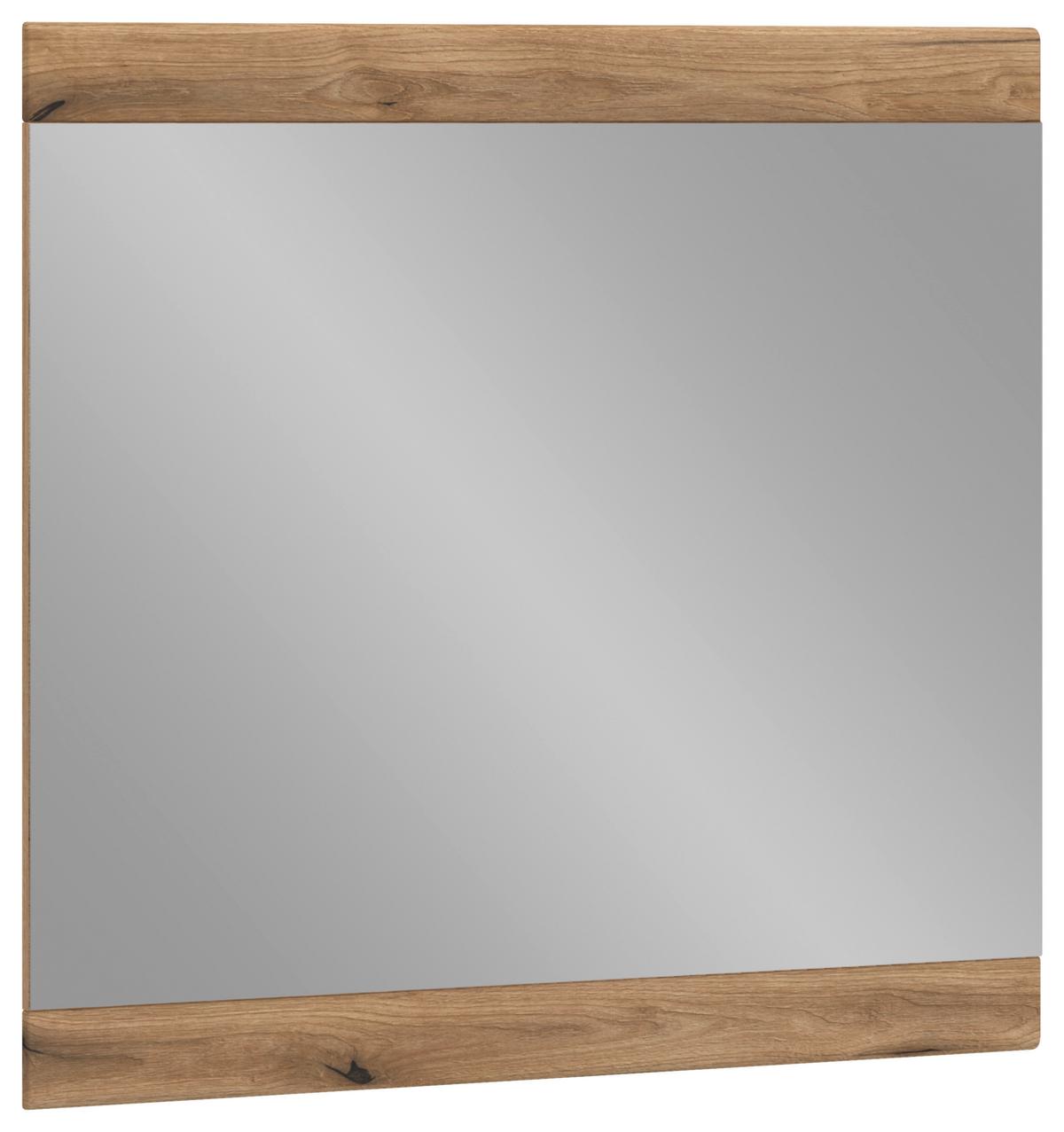 Oglindă DELAMAR - culoare lemn stejar, Trend, sticlă/material pe bază de lemn (88,2/86,5/2cm) - Modern Living