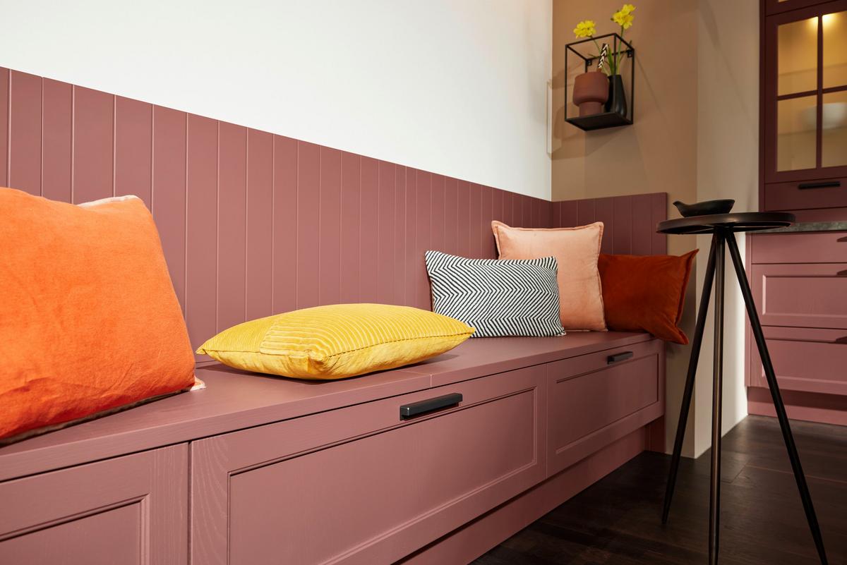 Einbauküche Lugano in Rot - Rot, MODERN, Holzwerkstoff - Nolte Küchen