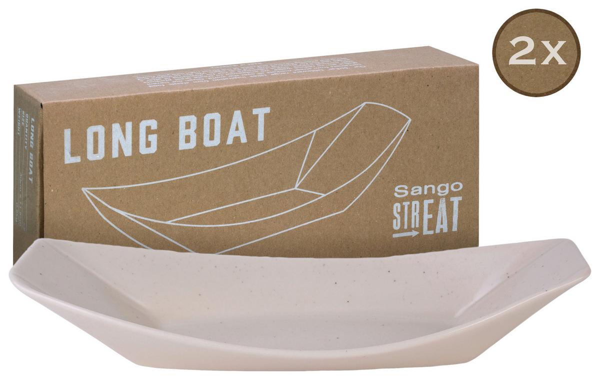 Set Posod Street Boat, 2-Delni - krem barve, Basics, keramika (31/12cm) - Creatable