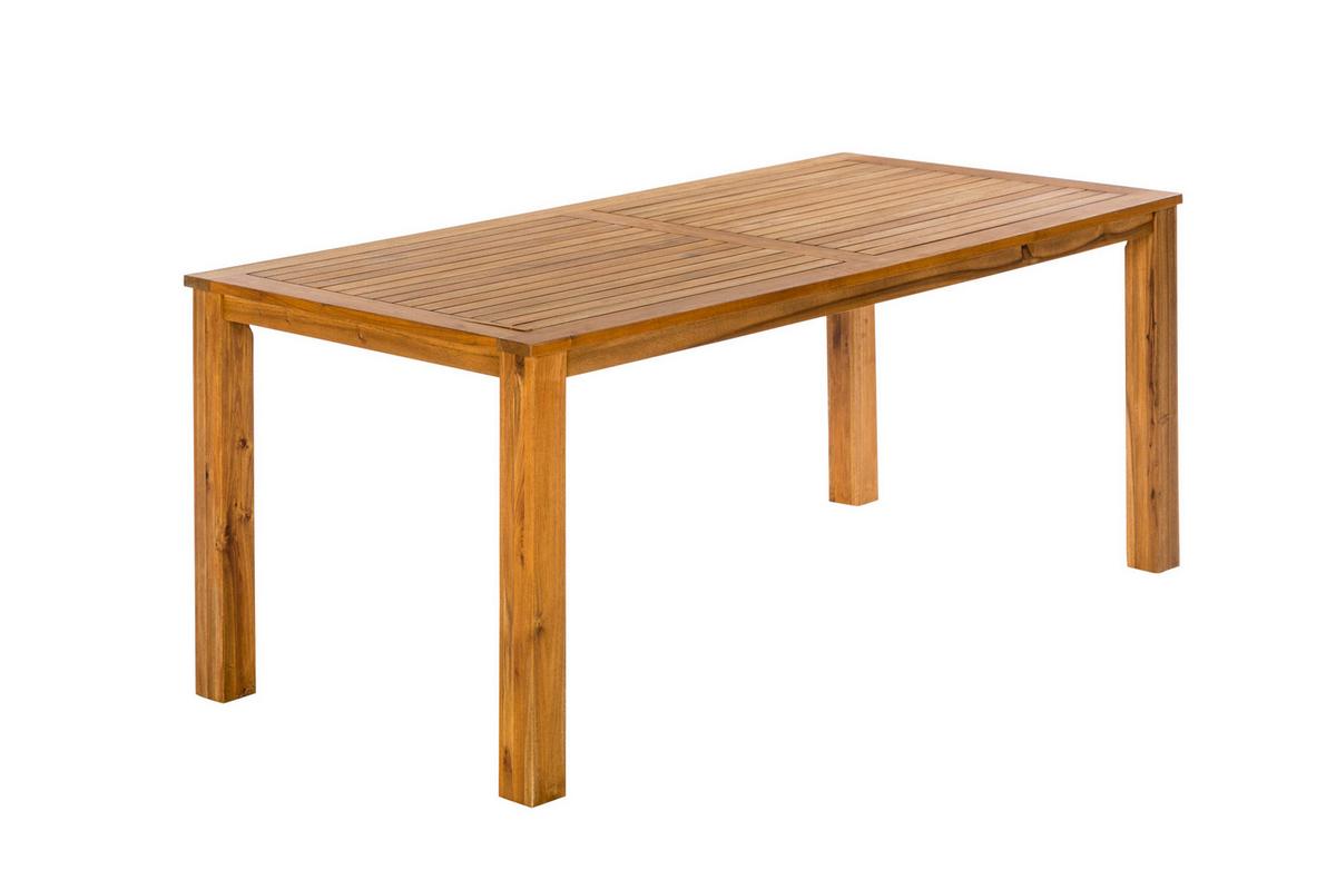 Vrtni Set Capri, 7-Delno, Masivno - naravne barve, Moderno, umetna masa/les - Gardenson