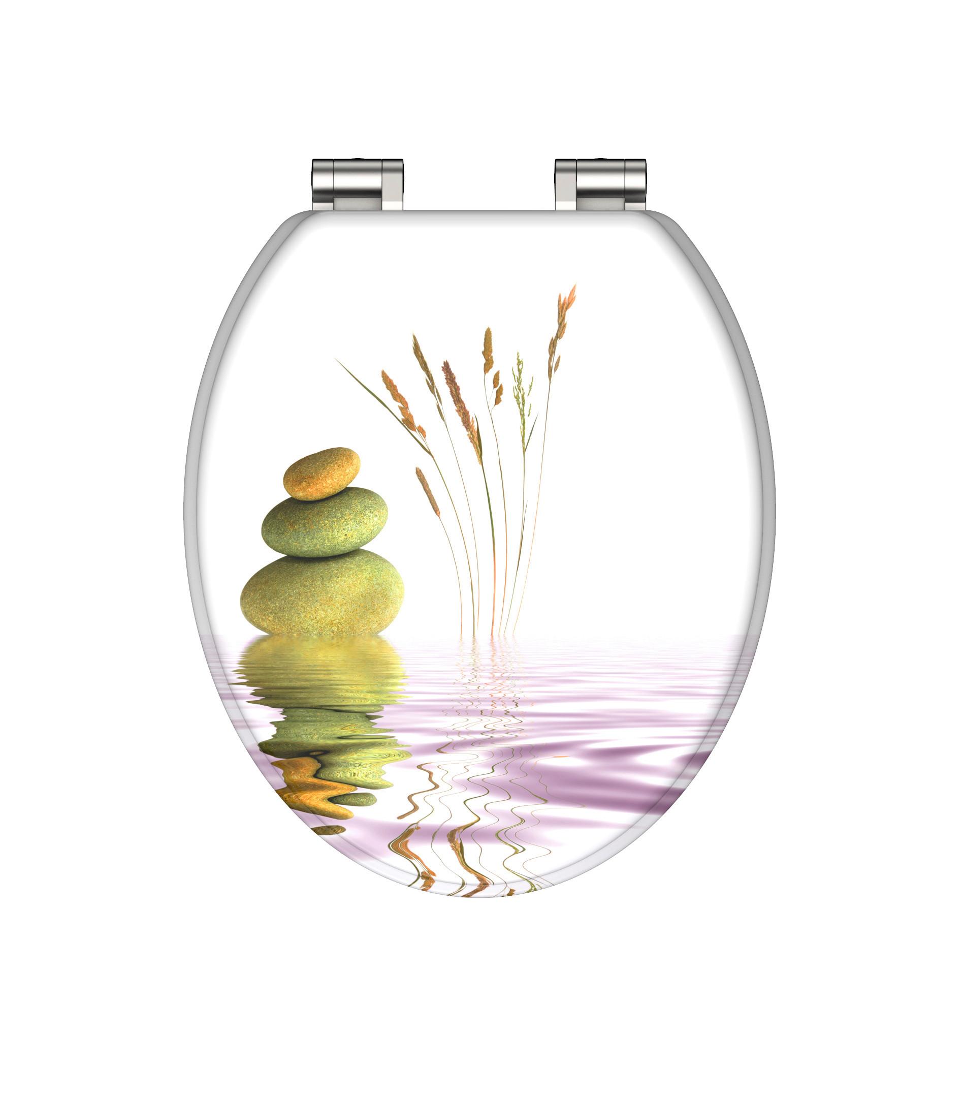 WC-Sitz in Weiß - Weiß, Holzwerkstoff (37,5/1,7/45,0cm) - Schütte