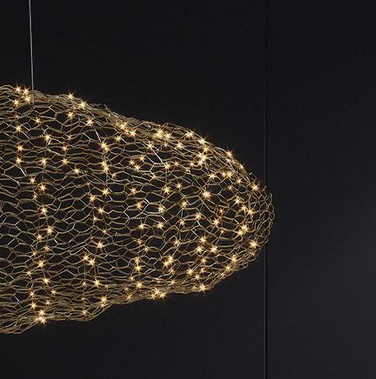 LED-Hängeleuchte Hayden max. 10 Watt - Goldfarben, Trend, Metall (76/40/147cm) - By Rydéns
