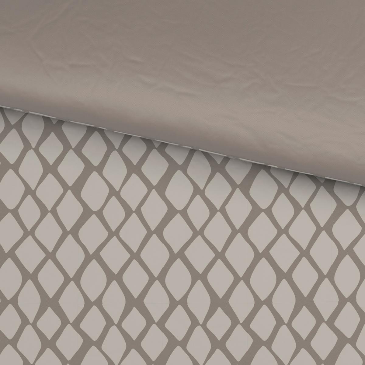 POŚCIEL DWUSTRONNA SNAKO - DK - kolor srebrny, Design, tkanina (200/200cm) - Dieter Knoll