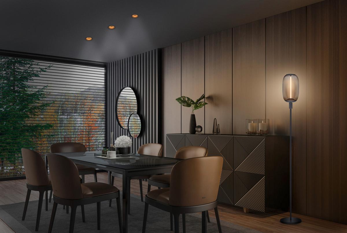 ŻARÓWKA LED VINTAGE 1906 BIG ELIPSE OVAL12 - kolor jesionowy, Konventionell, tworzywo sztuczne (20/37cm) - Ledvance