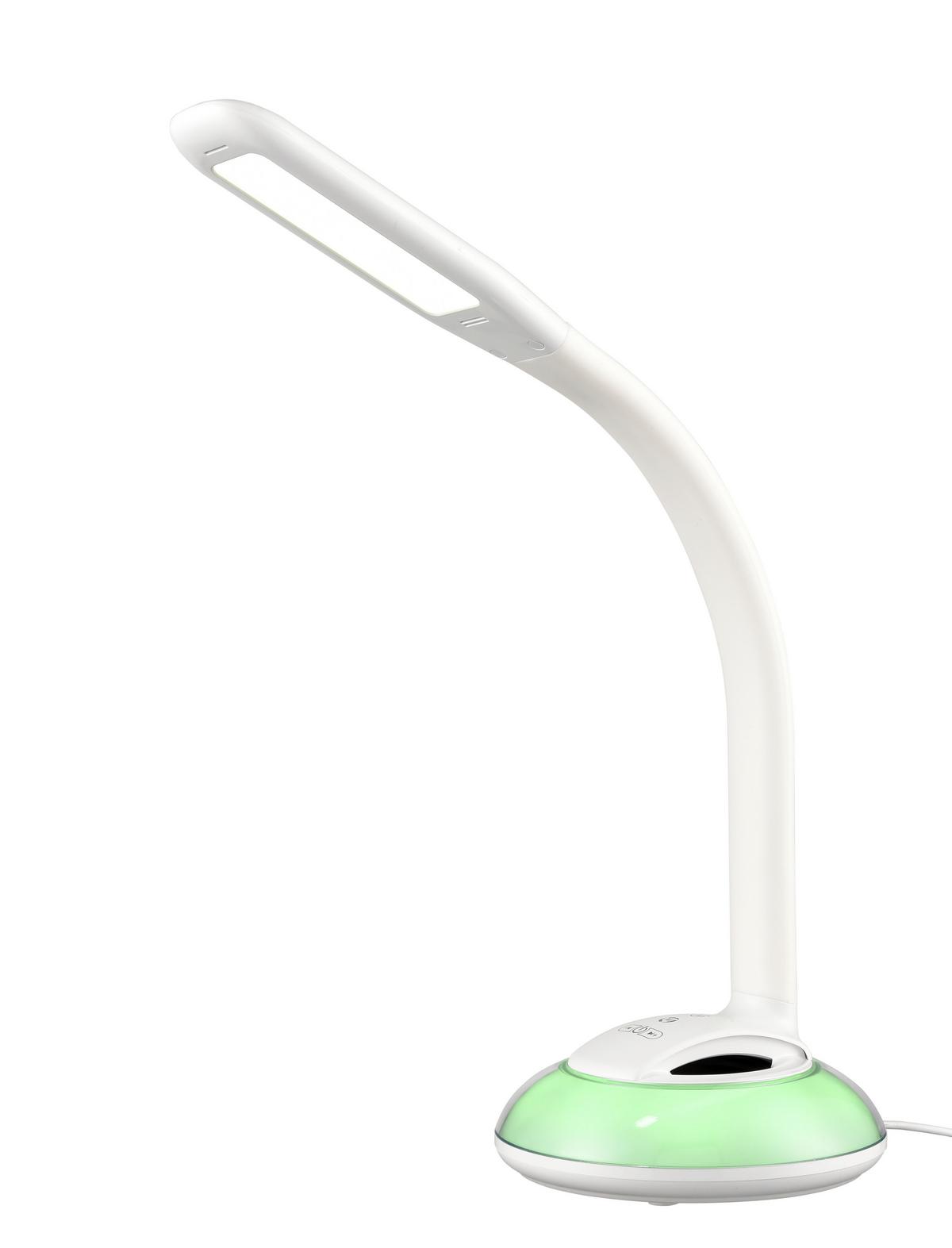 LED-Schreibtischleuchte Spert max. 5 Watt - Weiß, ROMANTIK / LANDHAUS, Kunststoff (16,5/58cm) - Premium Living