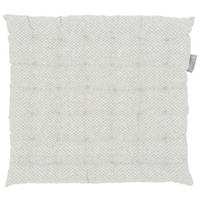 Sitzkissen Dobby Silberfarben ca. 38x38cm - Silberfarben, Textil (38/38/4cm) - Mömax