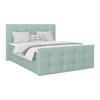 Boxspring Krevet Josie C - crna/boje žada, Moderno, drvni materijal/drvo (160/200cm) - Based