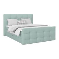 Boxspring Krevet Josie C - crna/boje žada, Moderno, drvni materijal/drvo (160/200cm) - Based