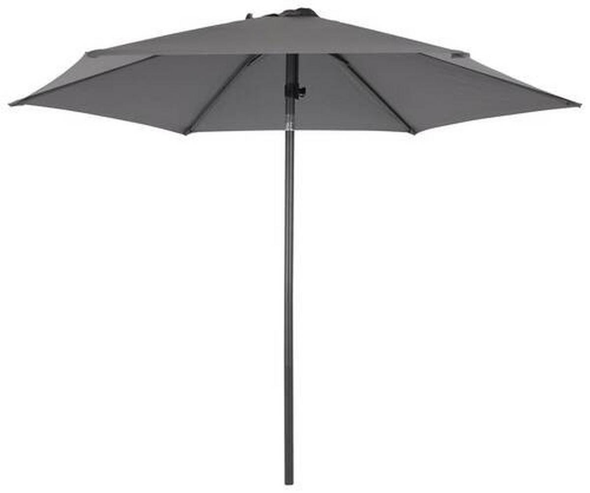 Sonnenschirm Adorno Anthrazit - Anthrazit, Modern, Textil/Metall (300/243/300cm) - Mömax