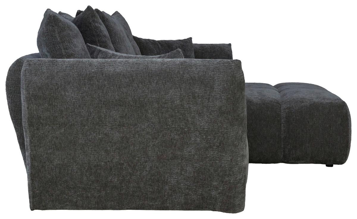 Kutna Garnitura Cammellio - boje grafita/crna, Moderno, tekstil (296/189cm) - Mömax