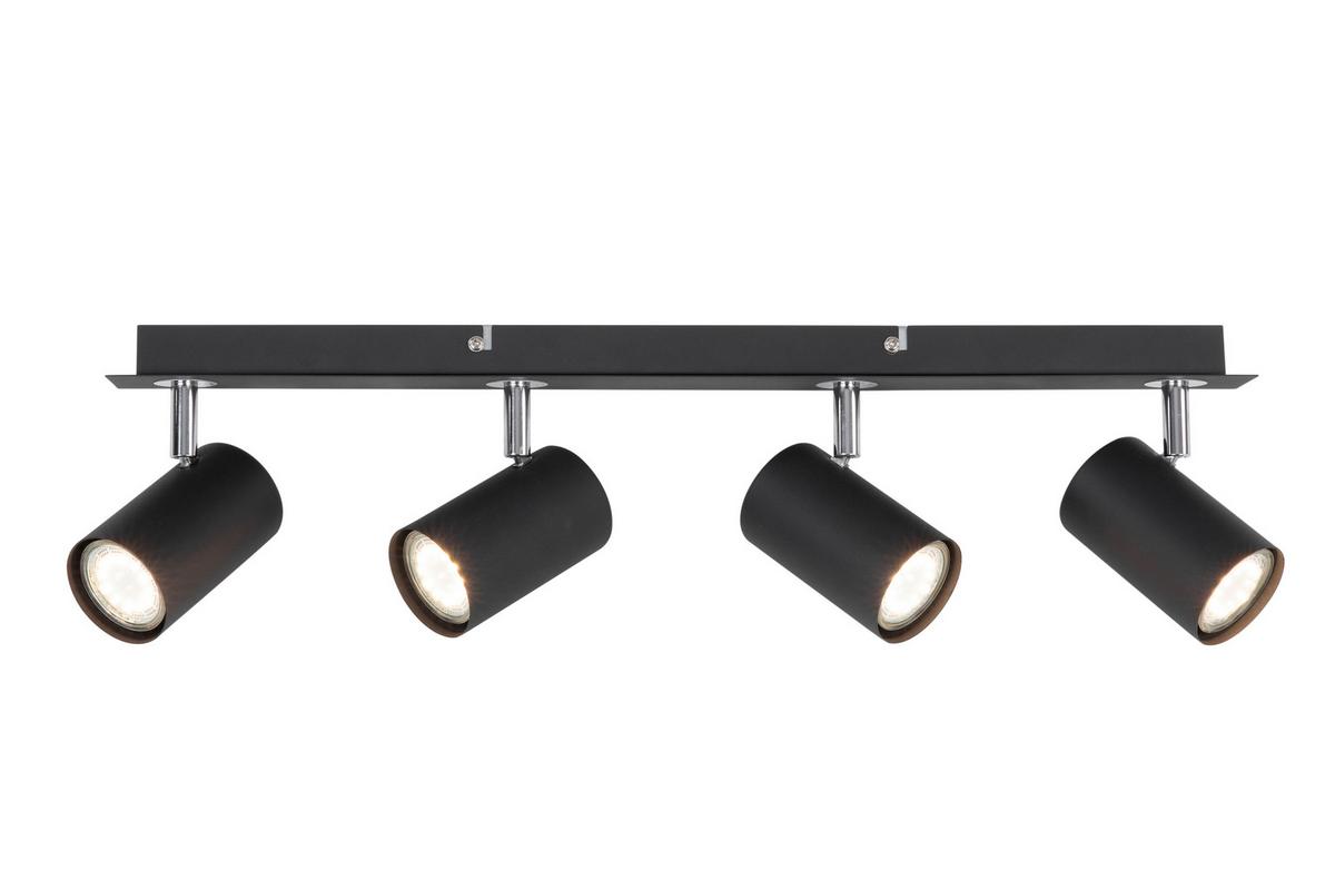 LAMPA REFLEKTOROWA ROCKET - czarny, Basics, metal (55/7,5/12cm) - Novel