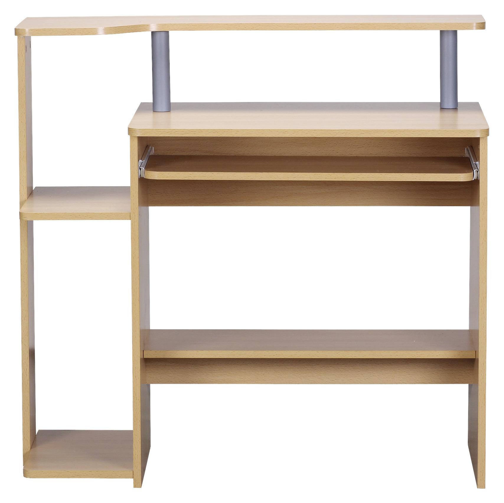 Computertisch ca. 48x94x90 cm Buchefarben - Buchefarben, KONVENTIONELL, Holzwerkstoff (48/94/90cm) - MID.YOU
