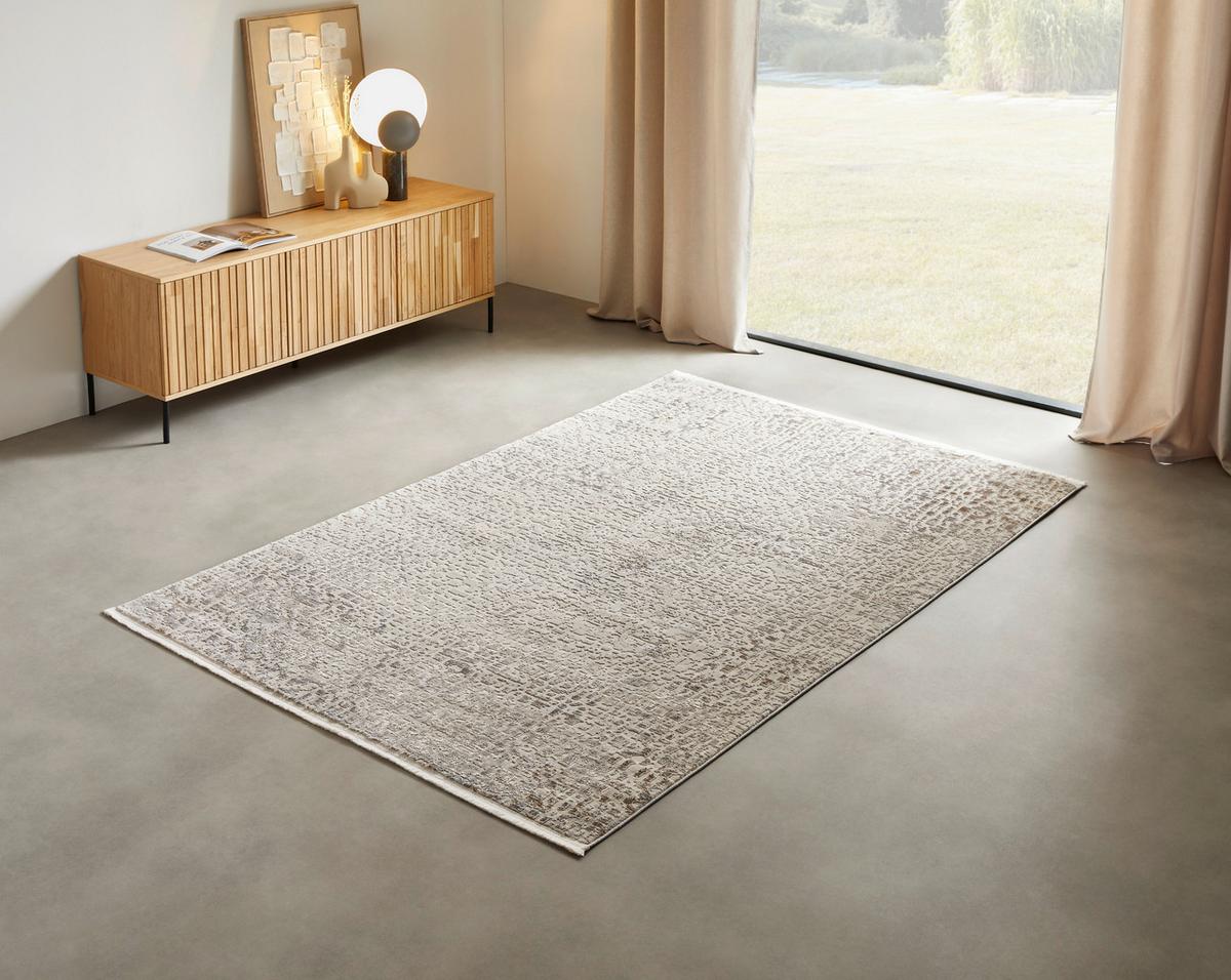 DYWAN TKANY PESCARA - beżowy/kremowy, Design, tkanina (160/230cm) - Novel