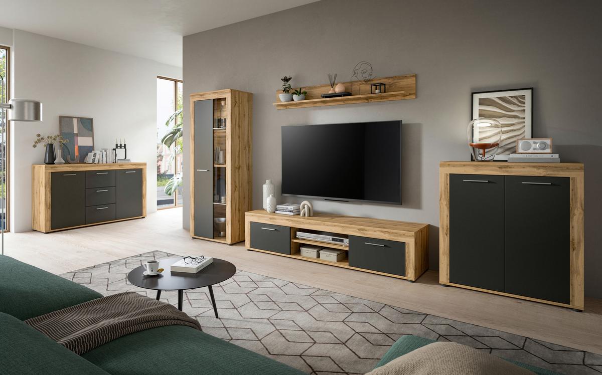 Ansamblu mobilier camera de zi JAM - Design (235/159/35cm) - Modern Living