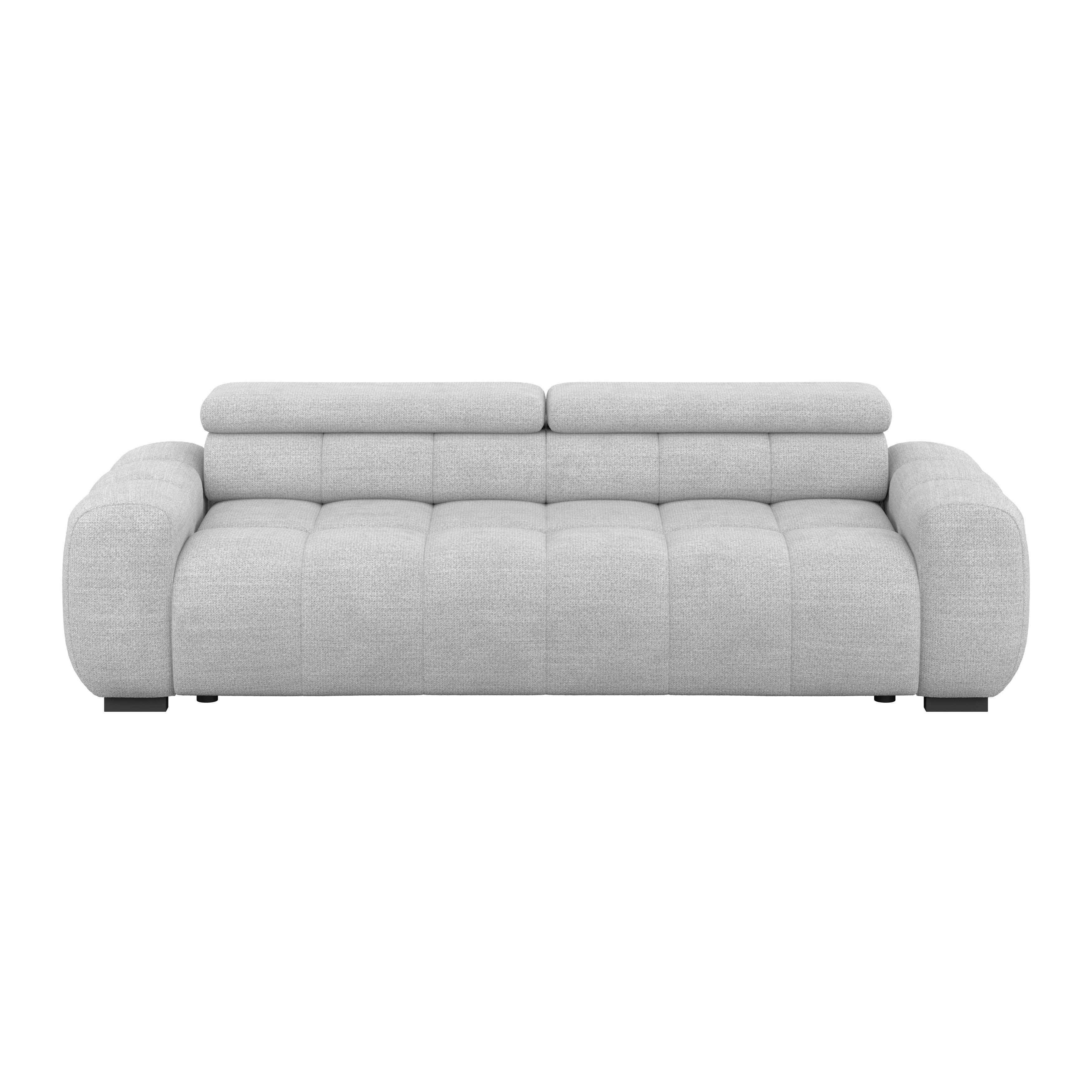 Velika Sofa Bull - tamno siva/crna, Design, tekstil/plastika (248/77-97/108cm) - Luca Bessoni