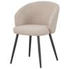 STOL NALA - beige/svart, Lifestyle, metall/textil (57/76/60cm) - Mömax