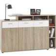 Komoda Tom - aluminij/bela, Moderno, umetna masa/les (150/105/40cm) - Mömax modern living Komoda Tom - aluminij/bela, Moderno, umetna masa/les (150/105/40cm) - Mömax modern living