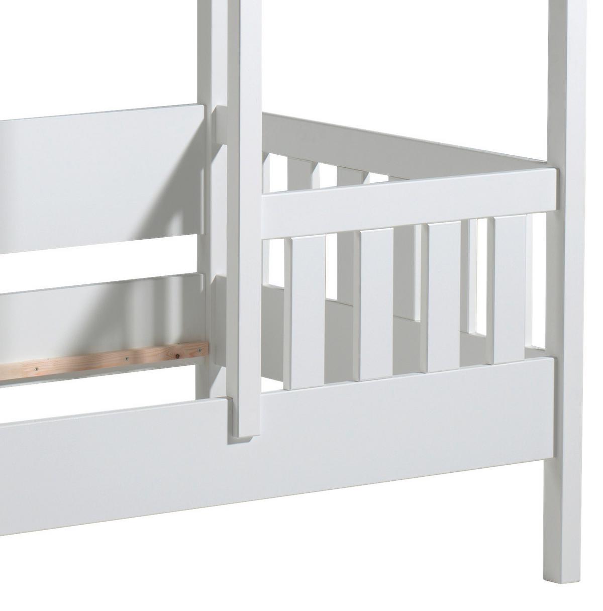 HAUSBETT Housebed 90x200 cm Weiß - Weiß, KONVENTIONELL, Holzwerkstoff (90/200cm) - MID.YOU