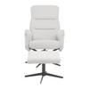 RELAXFÅTÖLJ STAR - ljusgrå/svart, Modern, metall/textil (72/105/91cm) - Mömax