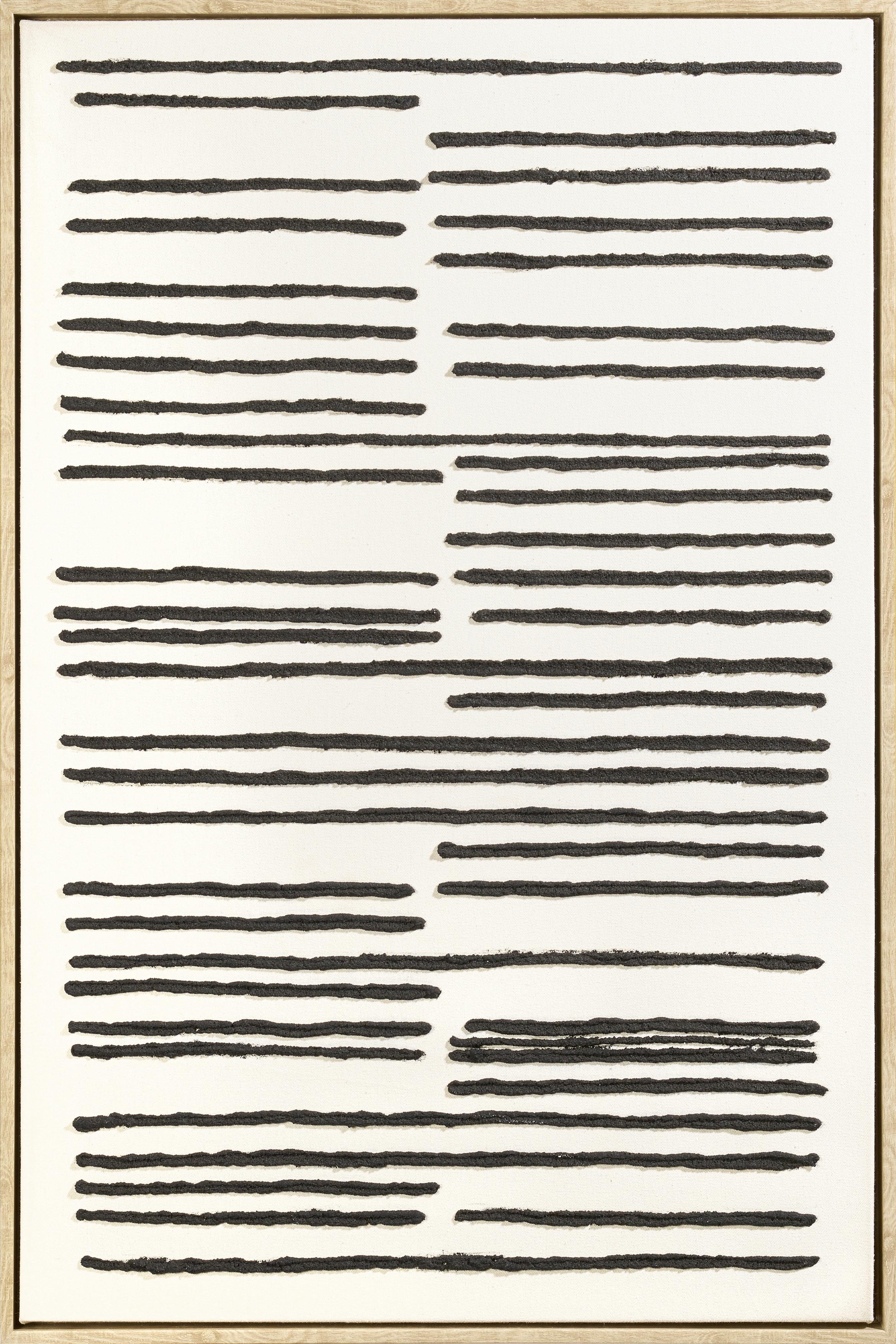 Slika Na Platnu Denise - črna/bež, umetna masa/tekstil (60/90cm) - Premium Living