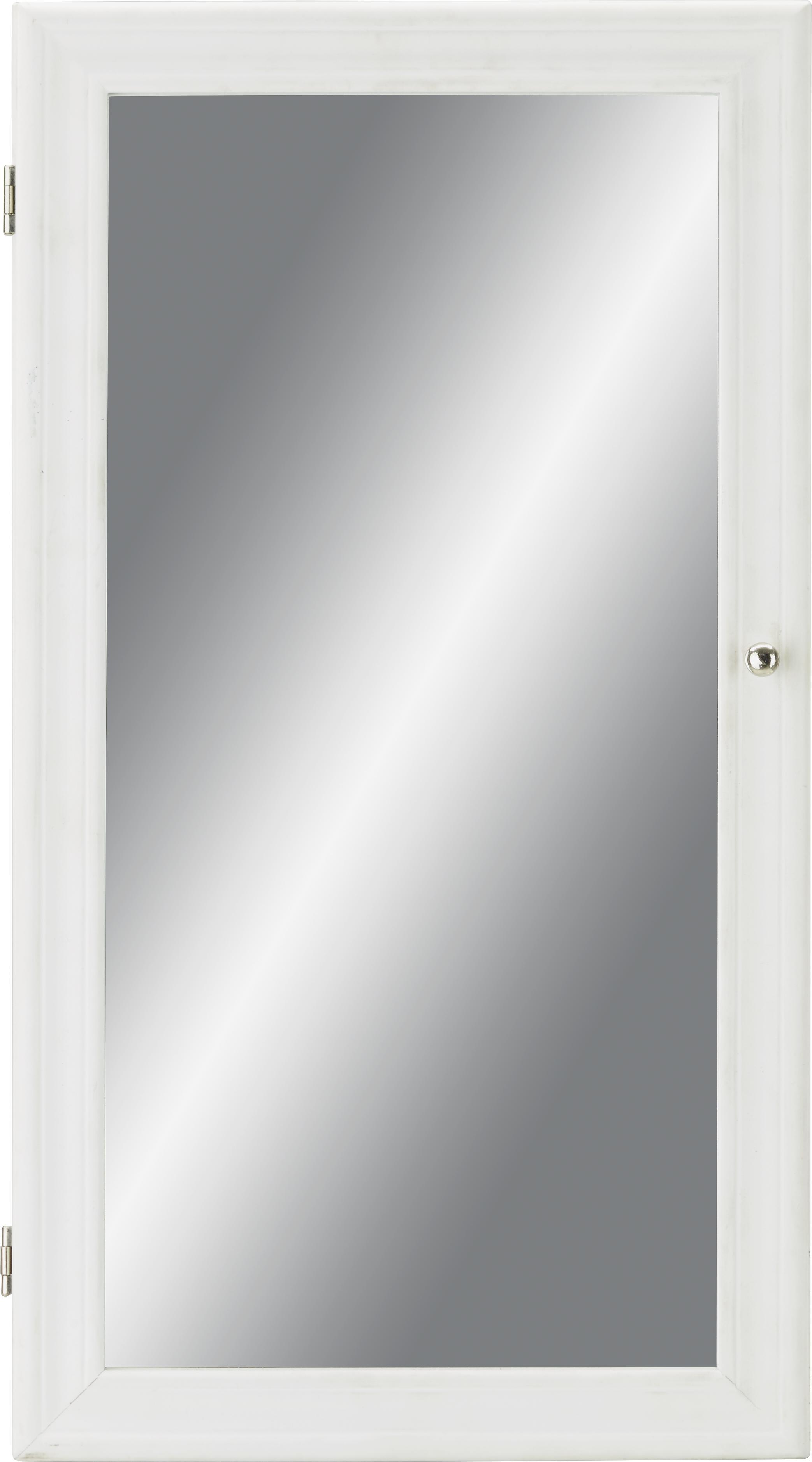 Spiegelschrank Weiß Lack - ROMANTIK / LANDHAUS (30/55/9cm) - Mömax modern living