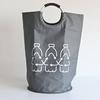 RETURKASSE FÖR PET-FLASKOR ANDRE - grå, Klassisk, metall/textil (38/72cm) - Mömax
