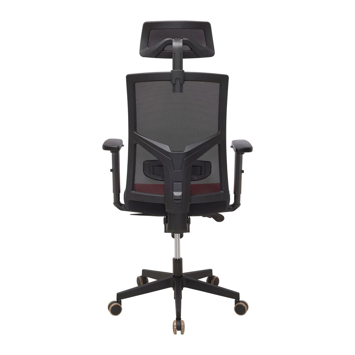 Chefsessel Boss VIP Rot/Schwarz - Rot/Schwarz, MODERN, Kunststoff/Textil (64/142/64cm) - Mömax