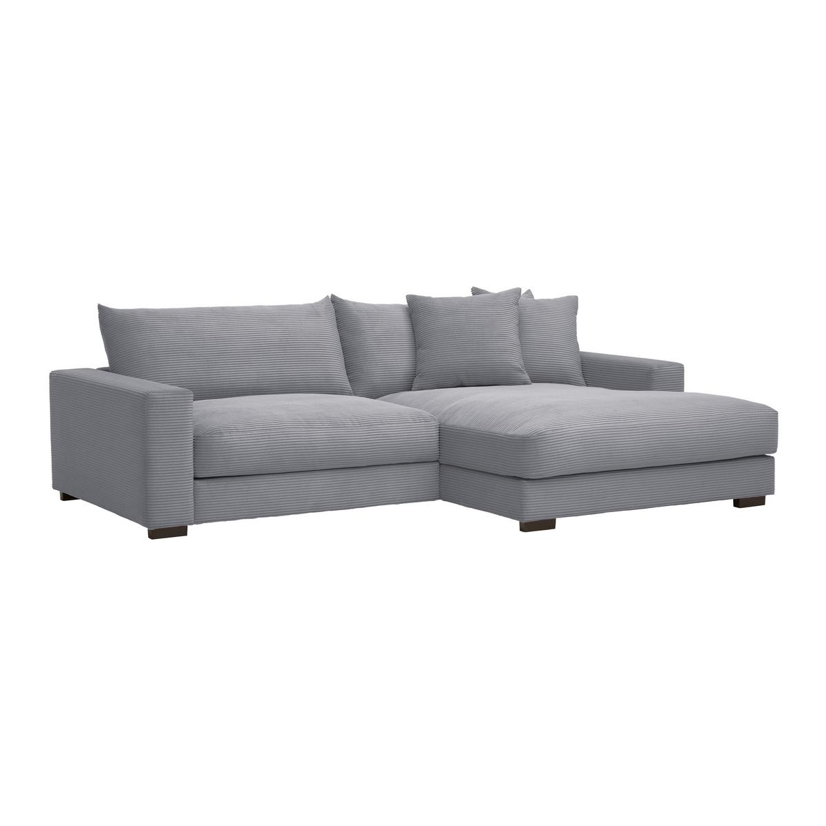 Kutna Garnitura Pedro - siva, Moderno, tekstil (265/83/180cm) - Mömax