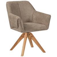 Karosszék Dian 225 - taupe, Modern, textil/fa (60/86,5/63,5cm) - Kayoom