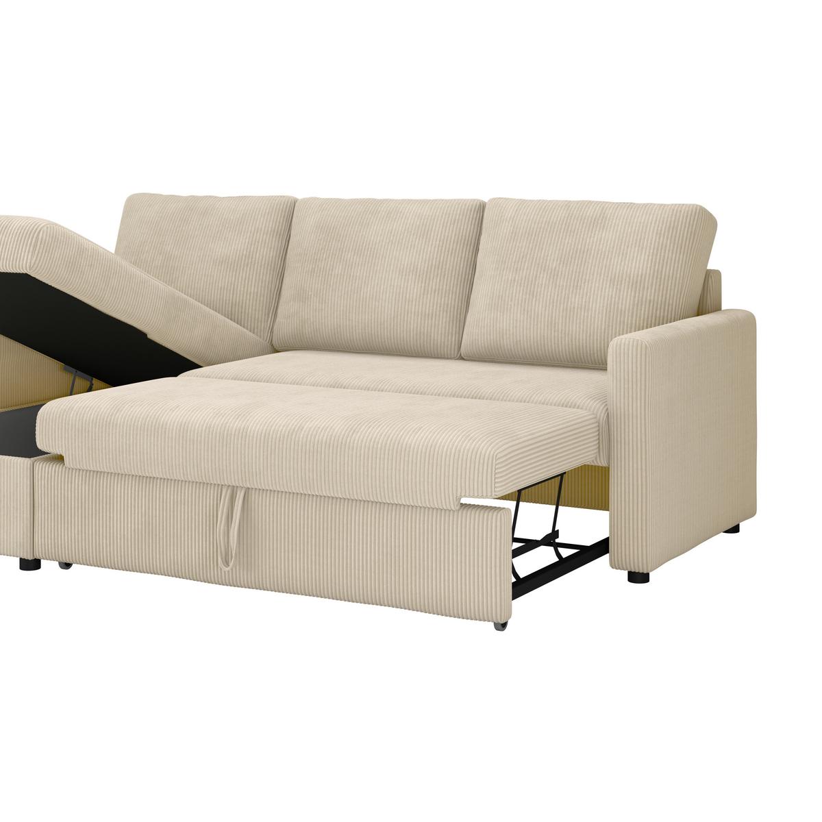Coltar PARIS - bej, Basics, lemn/metal (215/145cm)