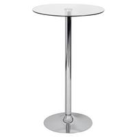 Stoječa Miza Zamora Ii - prosojno, Moderno, steklo (60/105cm) - MID.YOU
