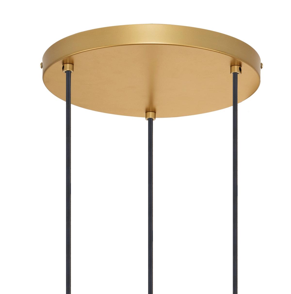 LAMPA WISZĄCA DORISA - kolor złoty, Design, metal (41/120cm) - Collet's Monde