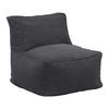 Sitzsack Caroline Anthrazit - Anthrazit, MODERN, Textil (75/84/88cm) - Mömax