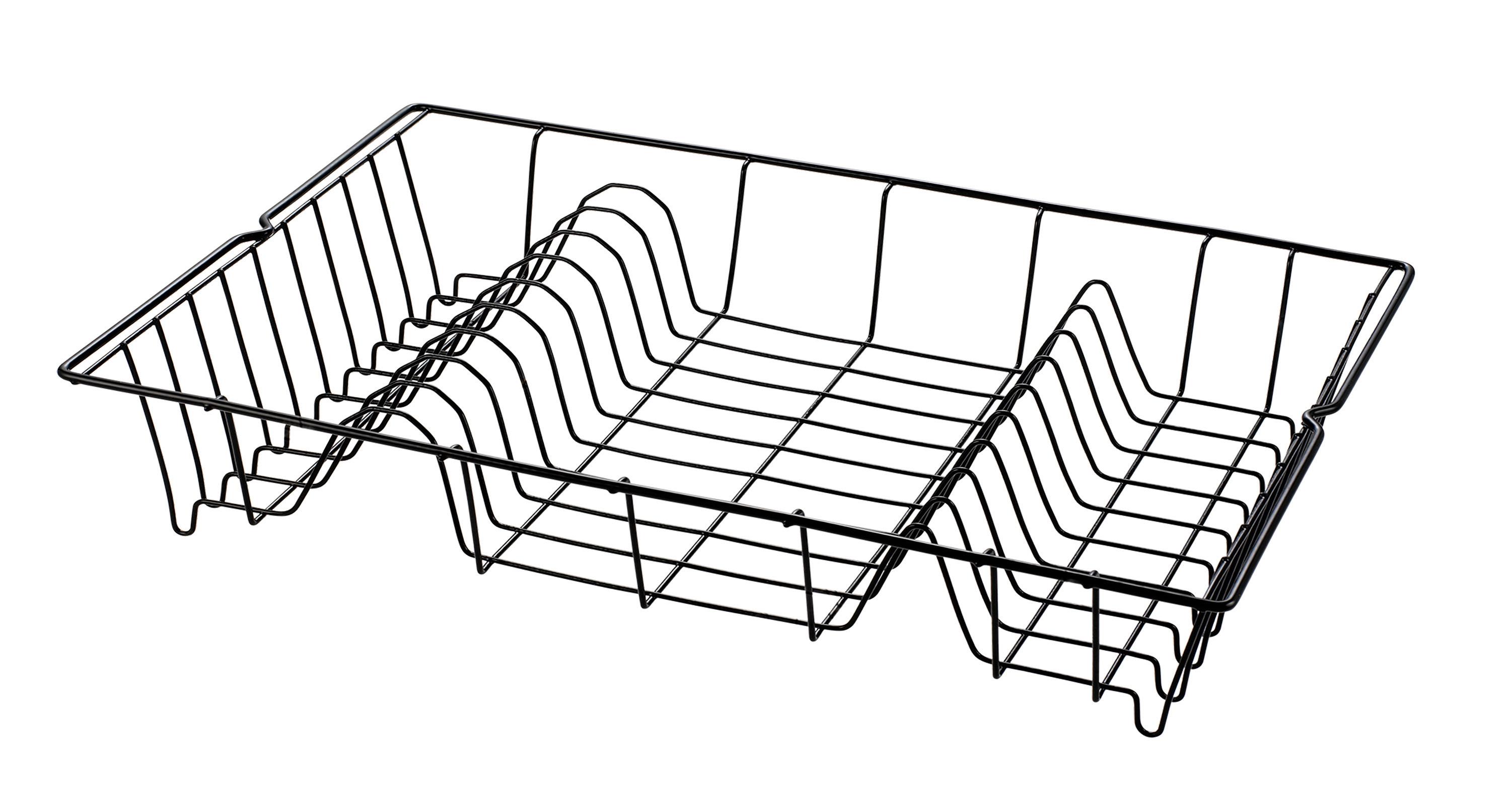 Edényszárító Special Black Edition Germatex - fekete, Modern, fém (48/30/12cm)