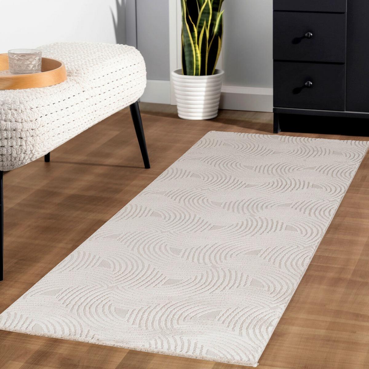 Tekač Sahara, Bež, 80x250cm - bež, Design, tekstil (80/250cm) - Novel