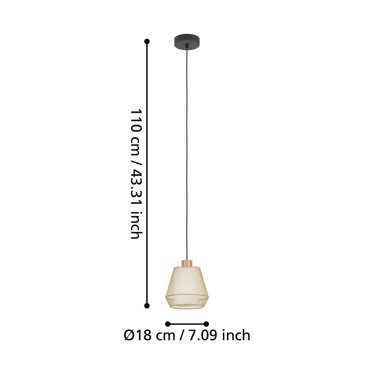 Hängeleuchte 900896_ciudadela - Konventionell (18/110cm) - Eglo