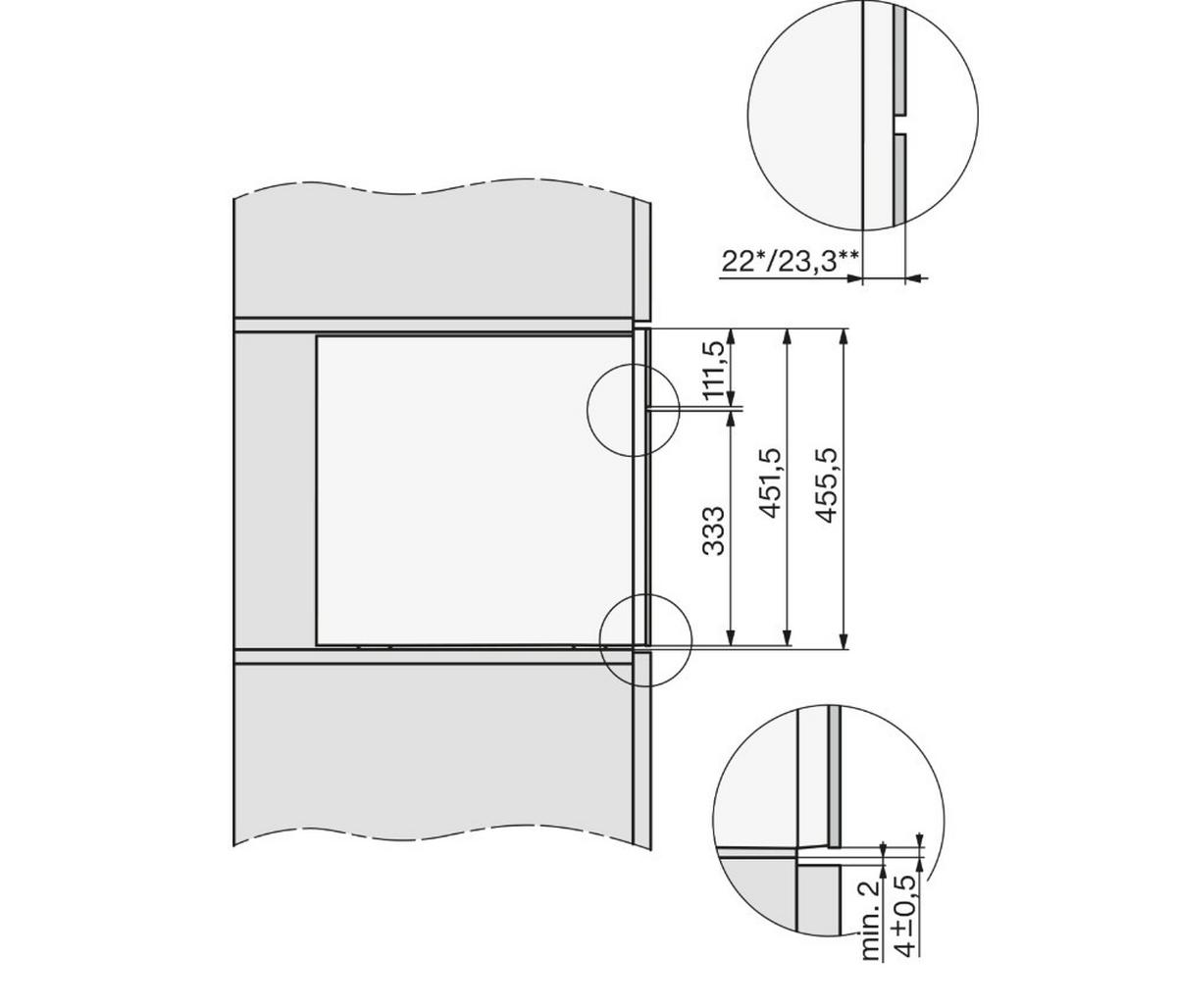 Kaffeevollautomat CVA7445 Edelstahlfarben/Dunkelgrau - Edelstahlfarben/Dunkelgrau, MODERN, Metall (59,5/45,5/47,5cm) - Miele