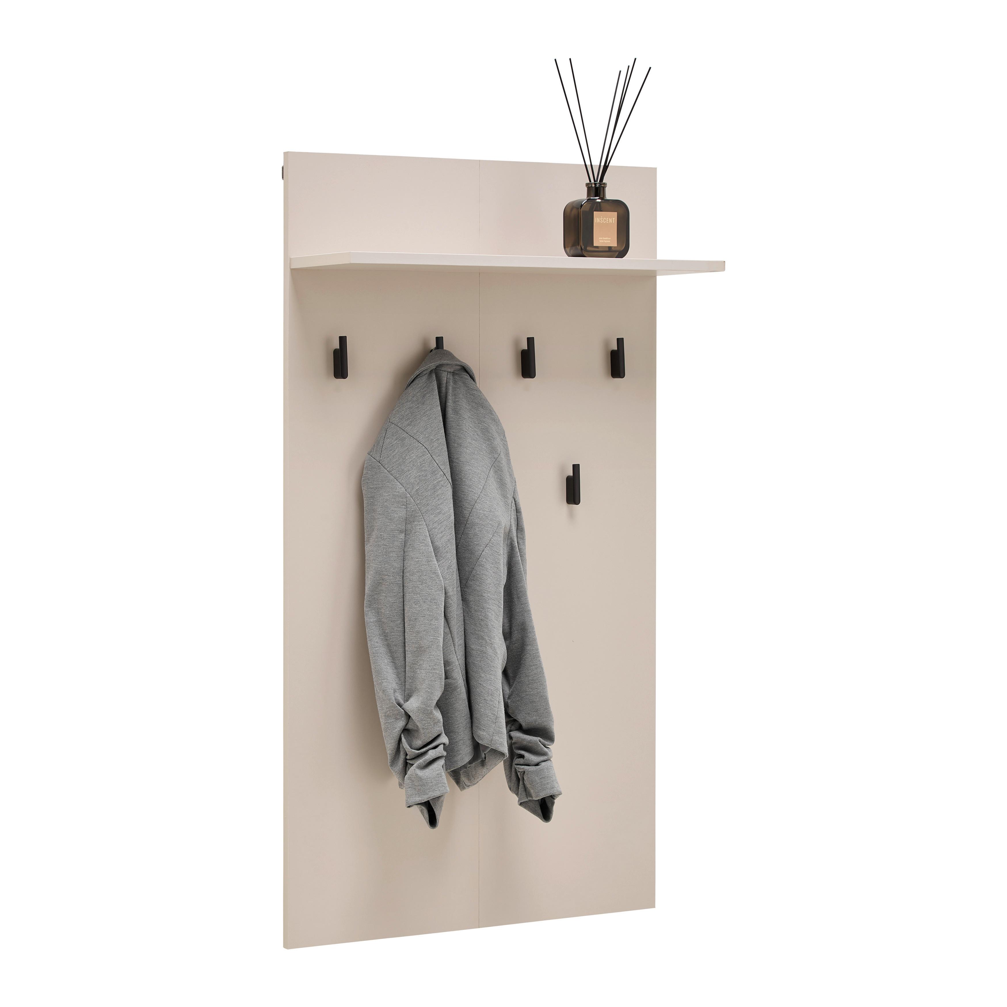 Garderobenpaneel Arran Kaschmirfarben - Kaschmir, MODERN, Holzwerkstoff (63/115/20cm) - Mömax