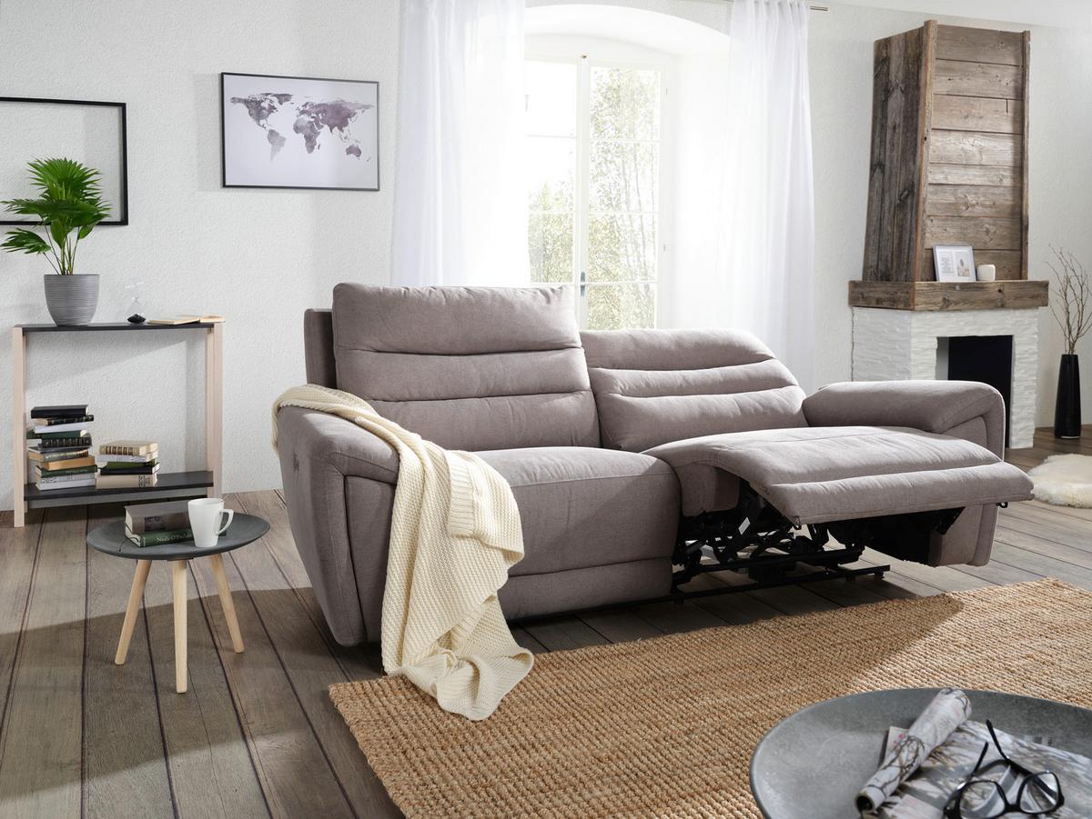 Canapea Knut - gri, Konventionell, lemn/textil (213/100/94cm) - Mömax