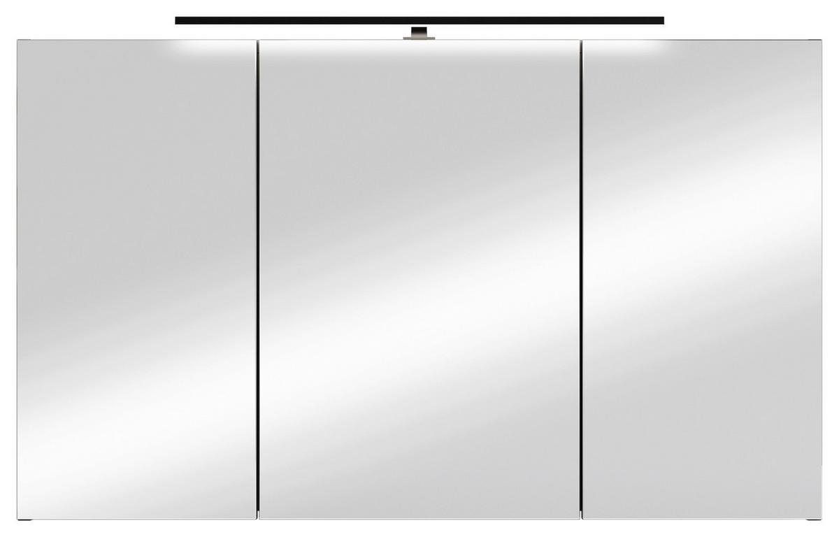 Spiegelschrank Spree Anthrazit - MODERN, Glas/Holzwerkstoff (100/60/20cm) - MID.YOU
