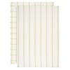 Set Kuhinjskih Krp Emma - zelena/bela, Konvencionalno, tekstil (50/70cm) - Mömax