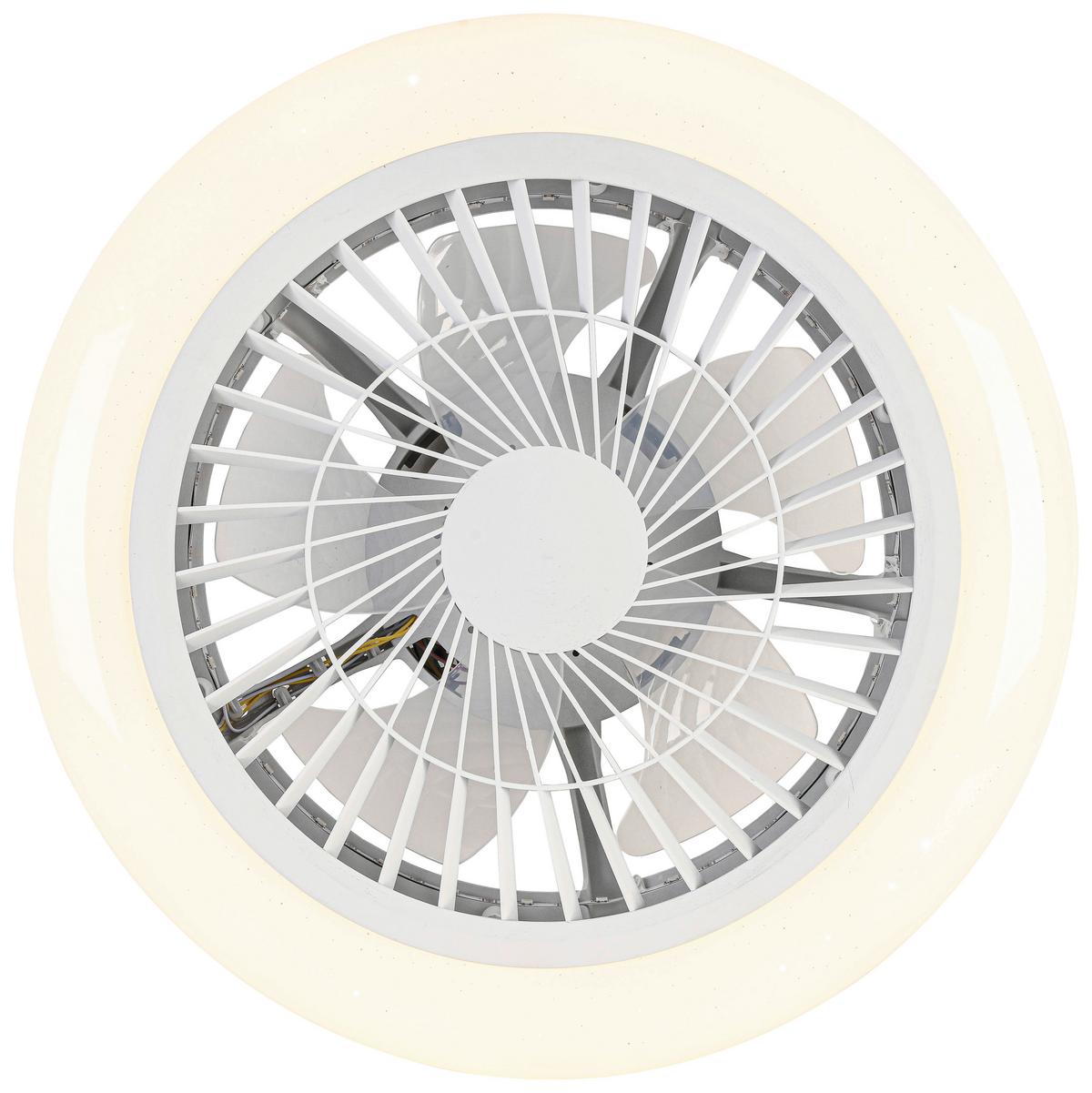 LED-Deckenleuchte Vin max. 30W + 5W RGB-LED - Weiss, Konventionell, Kunststoff/Metall (46/16cm) - Modern Living