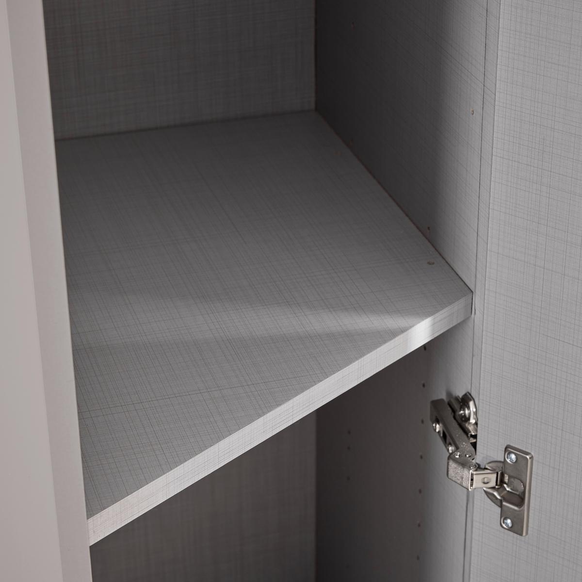 Kosi Ormar New York - sahara/siva, Konvencionalno, staklo/drvni materijal (33/236/58cm) - Premium Living