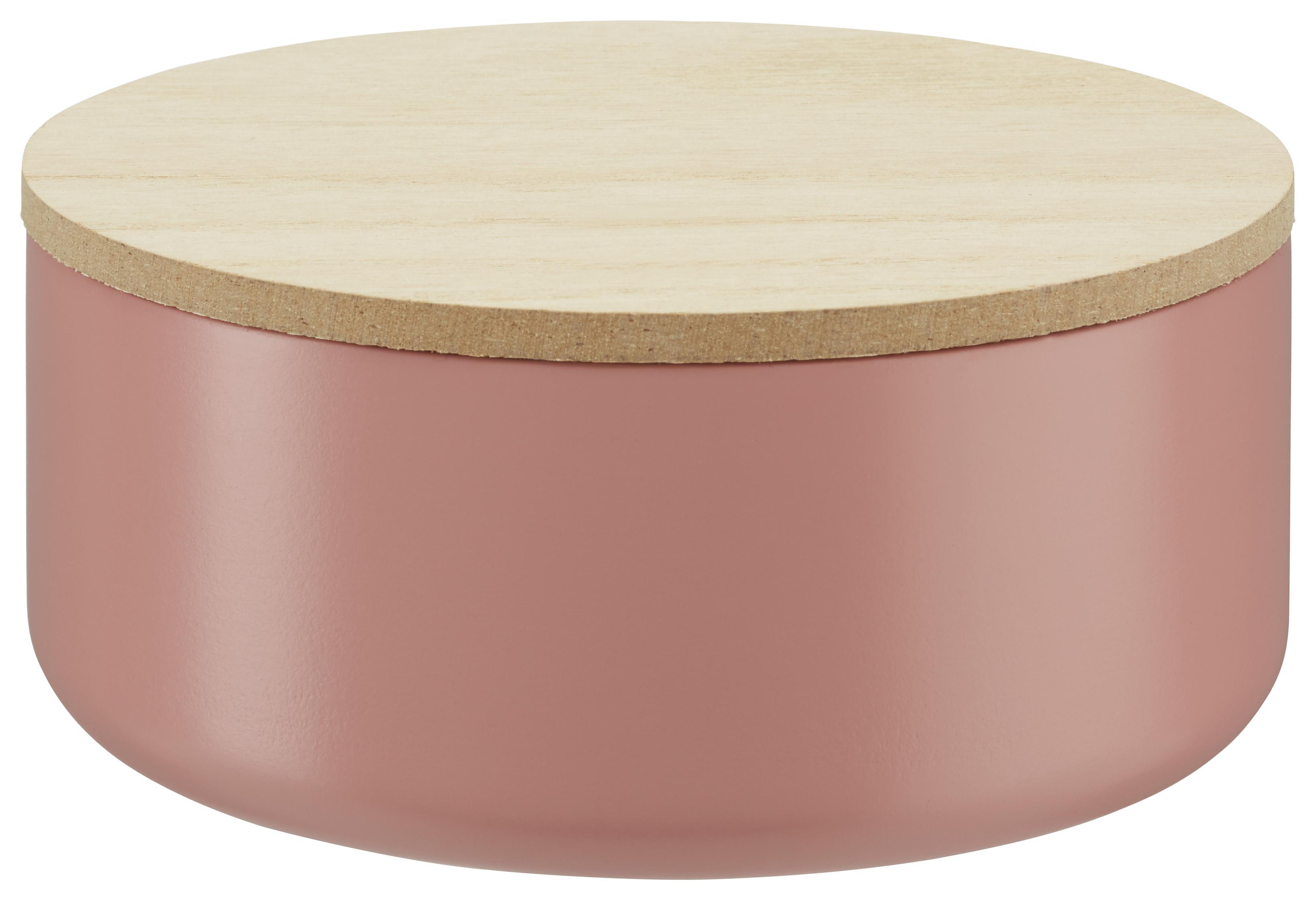 Schmuckbox Mina in Rosa - Pink/Naturfarben, Holz (13/6cm) - Mömax modern living