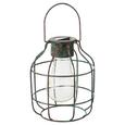 Solarleuchte Talea, Max. 0,02 Watt - Klar/Bronzefarben, LIFESTYLE, Kunststoff/Metall (13/16cm) - MÖMAX modern living