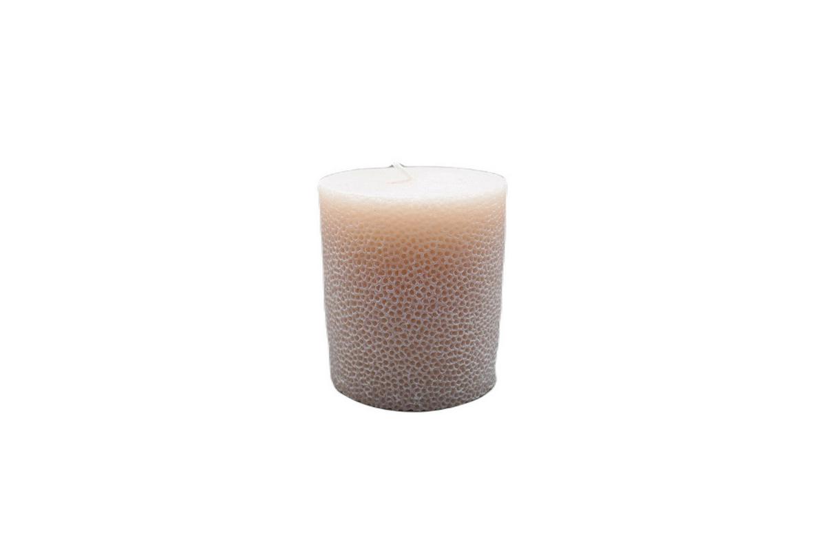 Velika Sveča Dots - svetlo modra/črna (8/9cm) - Premium Living
