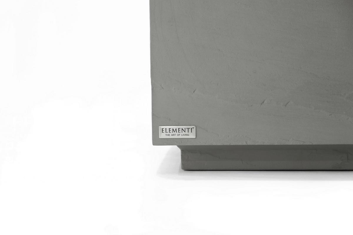 Loungetisch Colorado Grau Beton - Hellgrau, KONVENTIONELL, Stein (86cm) - Gardenson