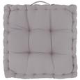 Boxkissen Bill Grau 40x40x9cm - Grau, Textil (40/40/9cm) - Mömax modern living
