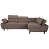 Kutna Garnitura Molina Mini - crna/taupe, Moderno, drvni materijal/drvo (277/189cm) - Mömax